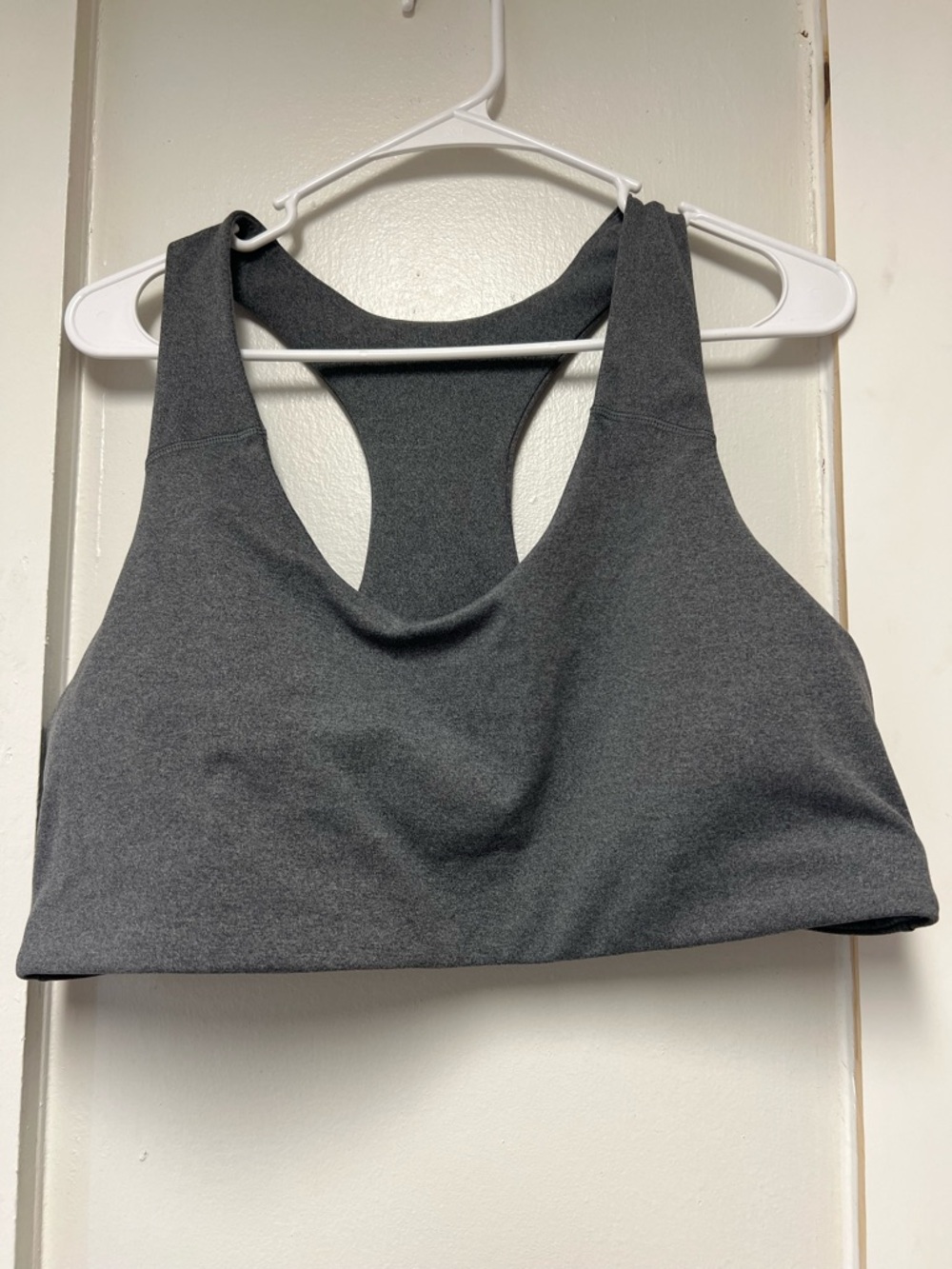 Old Navy Dark Gray Racerback Sports Bra